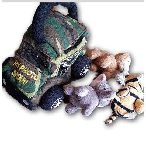 Soft Safari Toy With Stuffed Animals