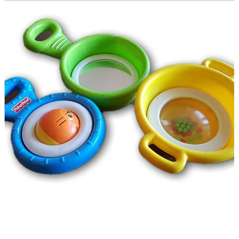 Fisher-Price Brilliant Basics Stack & Nest Pots & Pans
