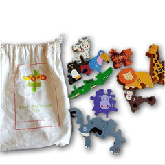 Wood play: Animal Puzzles - Toy Chest Pakistan
