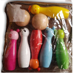 Wooden Bowling Set - Toy Chest Pakistan