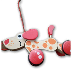 Wooden Pull Along Puppy - Toy Chest Pakistan