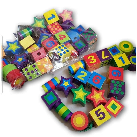 Melissa And Doug Square Beading Set