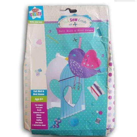 Felt Bird And Bird House