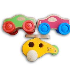 3 Wooden Vehicles - Toy Chest Pakistan