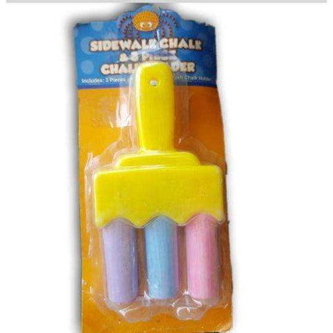 Side Walk Chalk And Holder