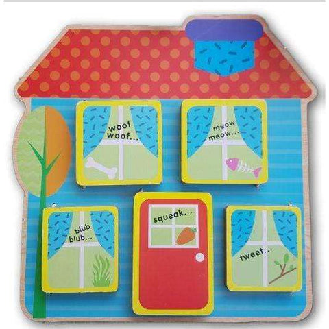 Peekaboo Flaps Wooden Puzzle