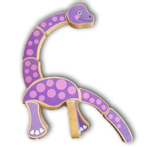 Wooden Twist And Turn Dino