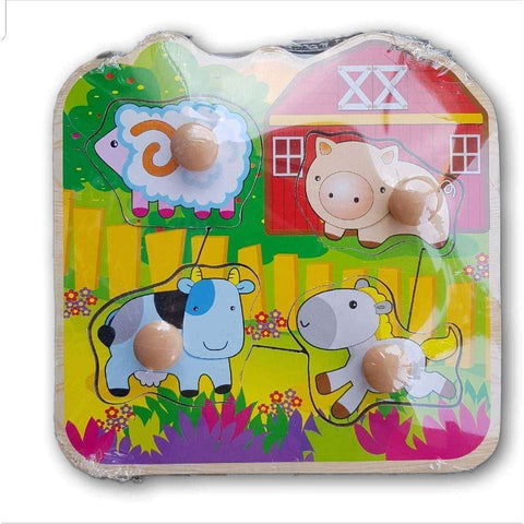 large knobbed farm animal puzzle