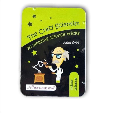 Crazy Scientist Magic Tricks Card Set