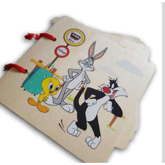 wooden loony tunes book - Toy Chest Pakistan