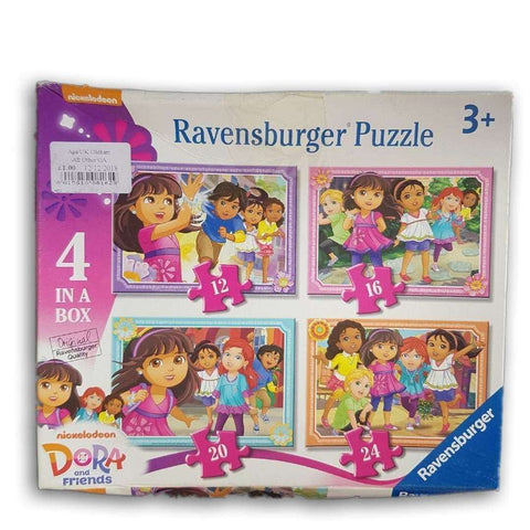Dora Girls Puzzle 4 in 1
