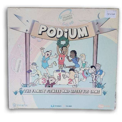 Podium, family fitness and lifestyle game