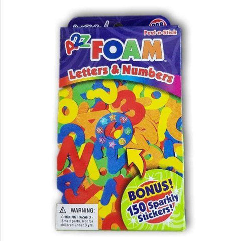 Foam  letters and numbers stickers