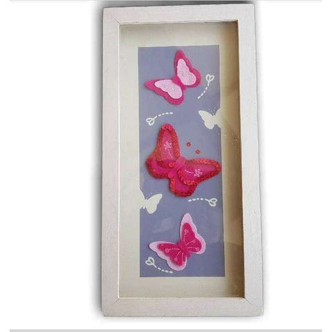 Wall butterfly frame