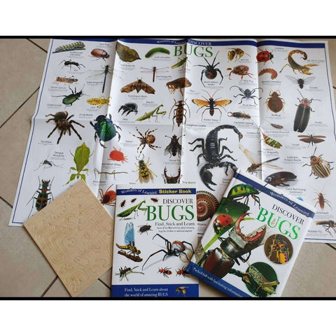 Bugs World, poster, book, puzzle NEW