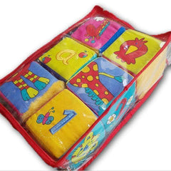 textured fabric blocks - Toy Chest Pakistan