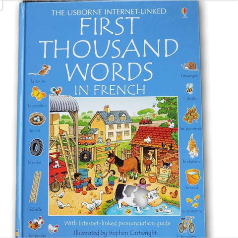 Usborne First Thousand Words In French Book