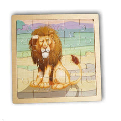 Lion Jigsaw puzzle wooden - Toy Chest Pakistan