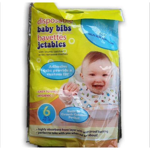 Disposable Bib, Set Of 5