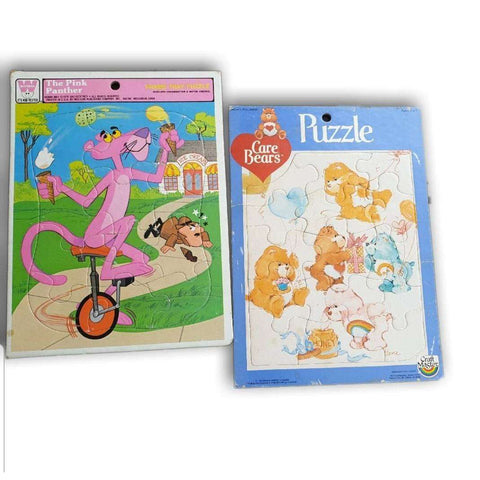 Vintage Puzzle Set Of 2