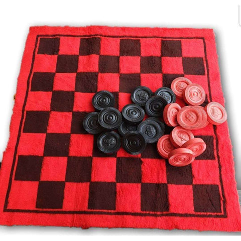 Giant Checkers Mat