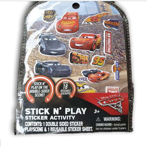 Stick N Play Lightning Mcqueen set