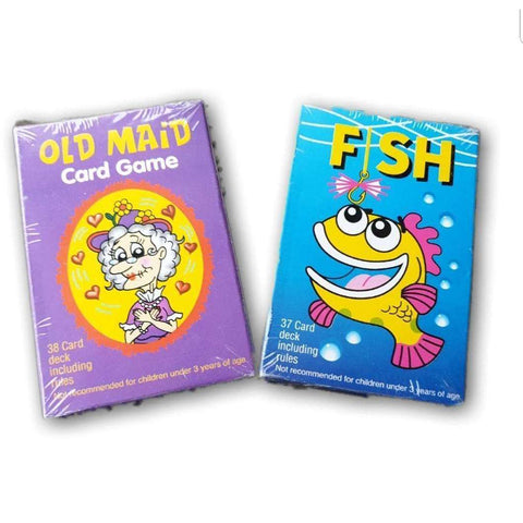 Old Maid and Go Fish Set NEW