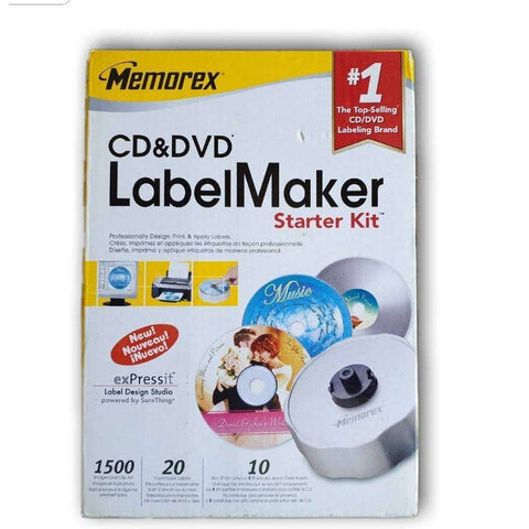 Cd & Dvd Label Maker Starter Kit