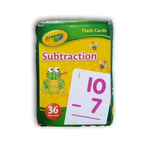 Crayola Subtraction Cards
