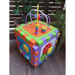 Large Activity Cube (12 x 12 x 12 inches) - Toy Chest Pakistan
