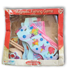 Magnetic wooden fishing game - Toy Chest Pakistan