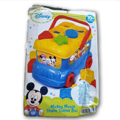 Mickey Mouse Shape Sorter Bus - Toy Chest Pakistan