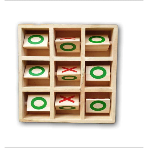 Noughts and Crosses, wooden