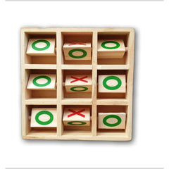 Noughts and Crosses, wooden - Toy Chest Pakistan