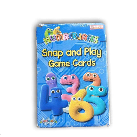 Number Cards: Snap and Play Game Card