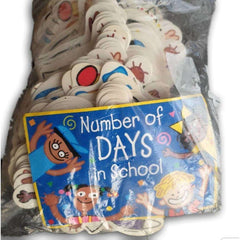Number of Days in school cards - Toy Chest Pakistan