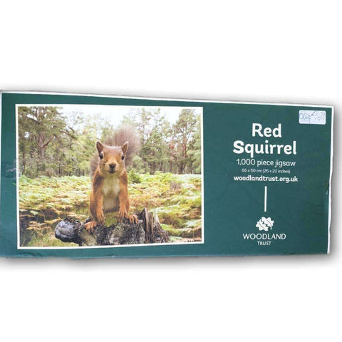 Red Squirrel 1000 pc puzzle