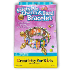 Safety Pin Charm and Bead Bracelet Kit - Toy Chest Pakistan
