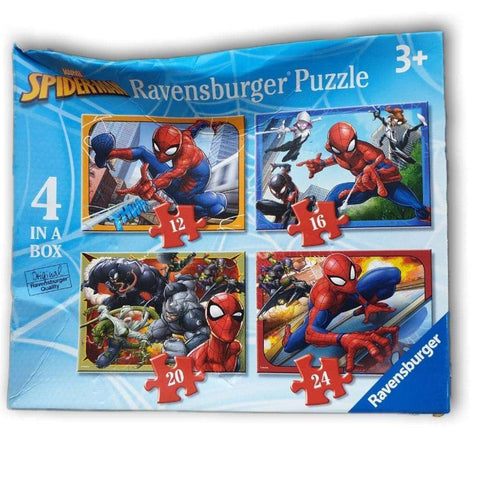 Spiderman 4 in 1 puzzle