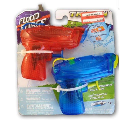 Swim ways water gun set of 2 (red and blue)