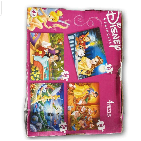 4 In 1 Disney Princess Puzzle