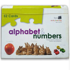 Alphabet And Numbers puzzle Cards - Toy Chest Pakistan