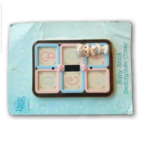 Baby block switchplate cover