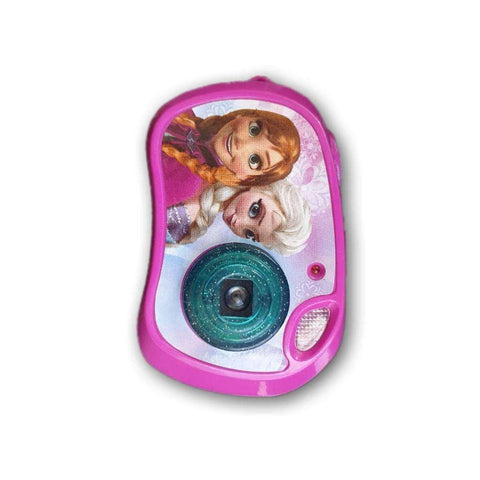 camera, pretend play, frozen
