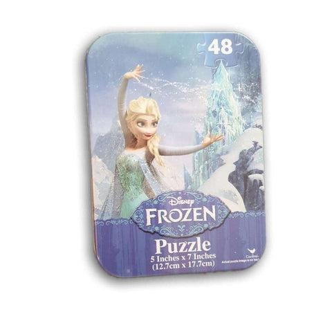 frozen puzzle tin 48 pc