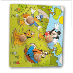 Large Knobbed Disney Puzzle - Toy Chest Pakistan