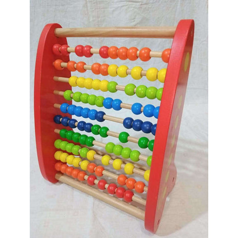 Large sized abacus, wooden