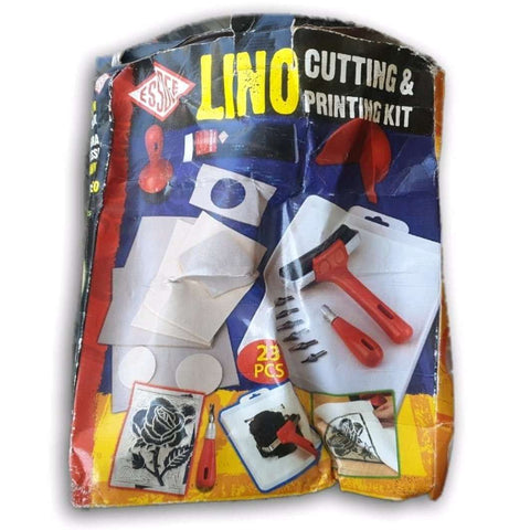 lino cutting and printing