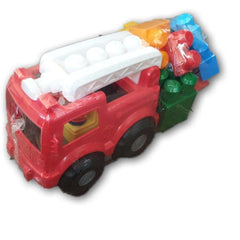 Megablocks fire engine with 10 blocks - Toy Chest Pakistan