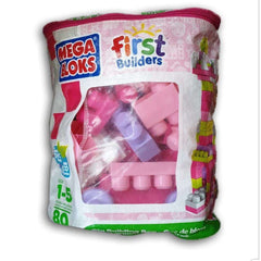 Megabloks 80 Pc Set(Pink) - Toy Chest Pakistan